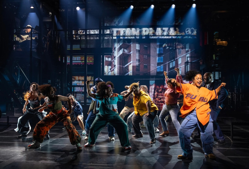 Danseurs de la comédie musicale Hell's Kitchen à Broadway