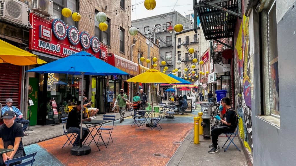 Doyers Street à Chinatown à New York