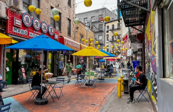 Doyers Street à Chinatown à New York