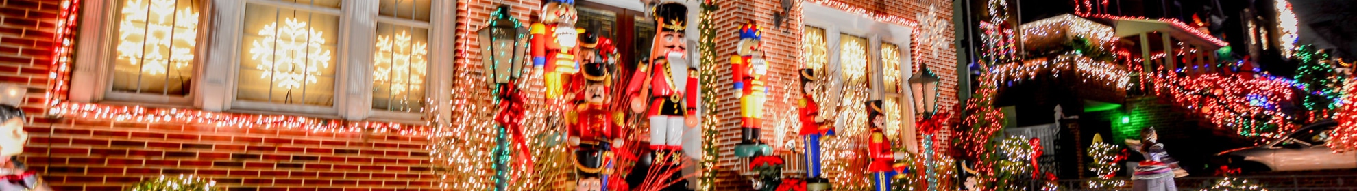 Dyker Heights, Brooklyn - Maison décorées Noel à New York