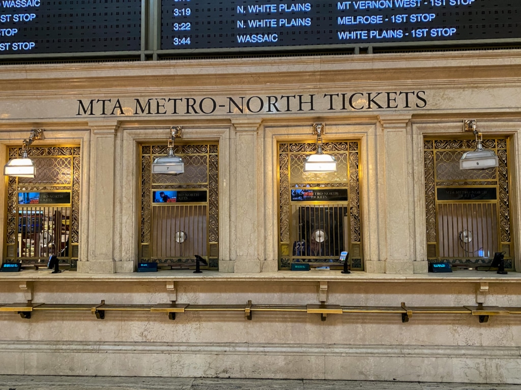 Guichet à Grand Central Terminal