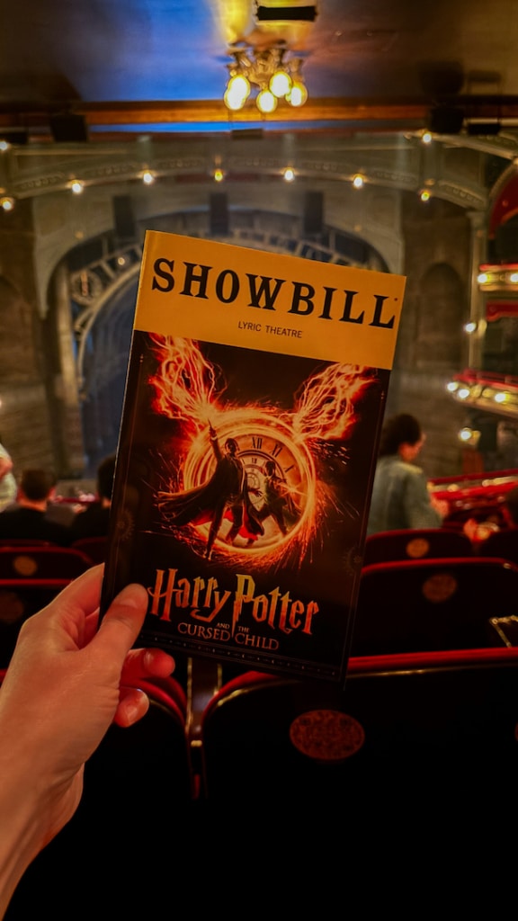 Programme de théâtre pour Harry Potter à New York