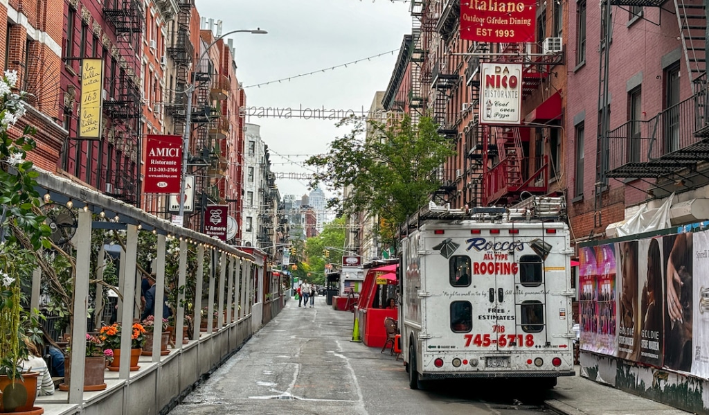 Rue de Little Italy à New York