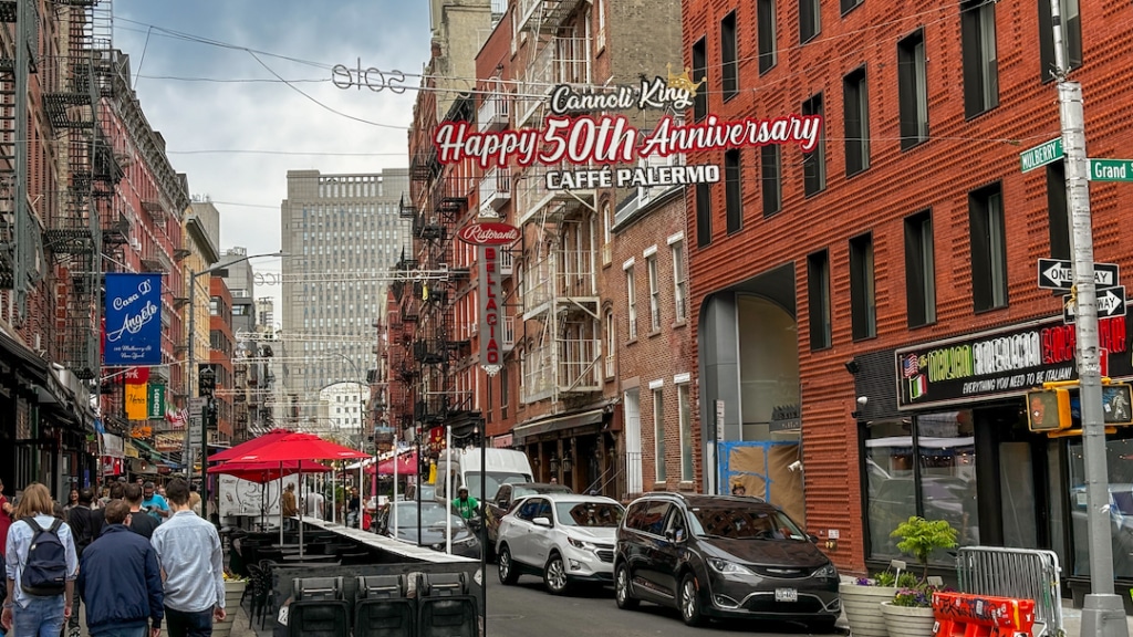 Rue de Little Italy à New York