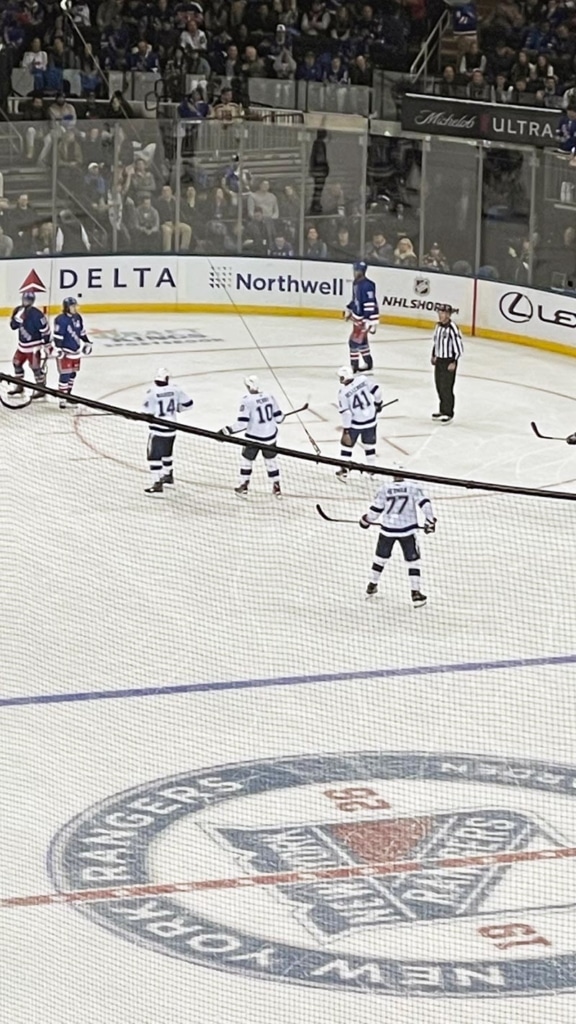 Match de hockey à New York