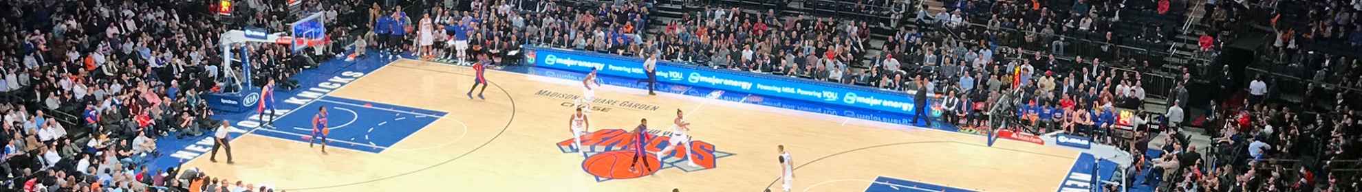 Match de NBA des Knicks au Madison square Garden