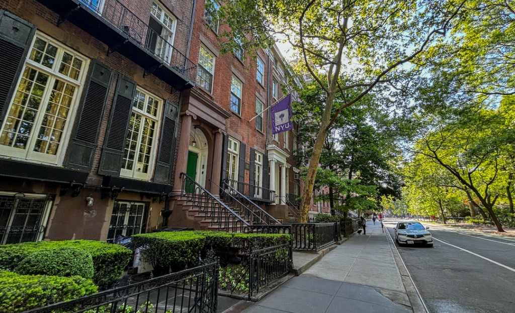 Bâtiment de l'université NYU à Greenwich Village