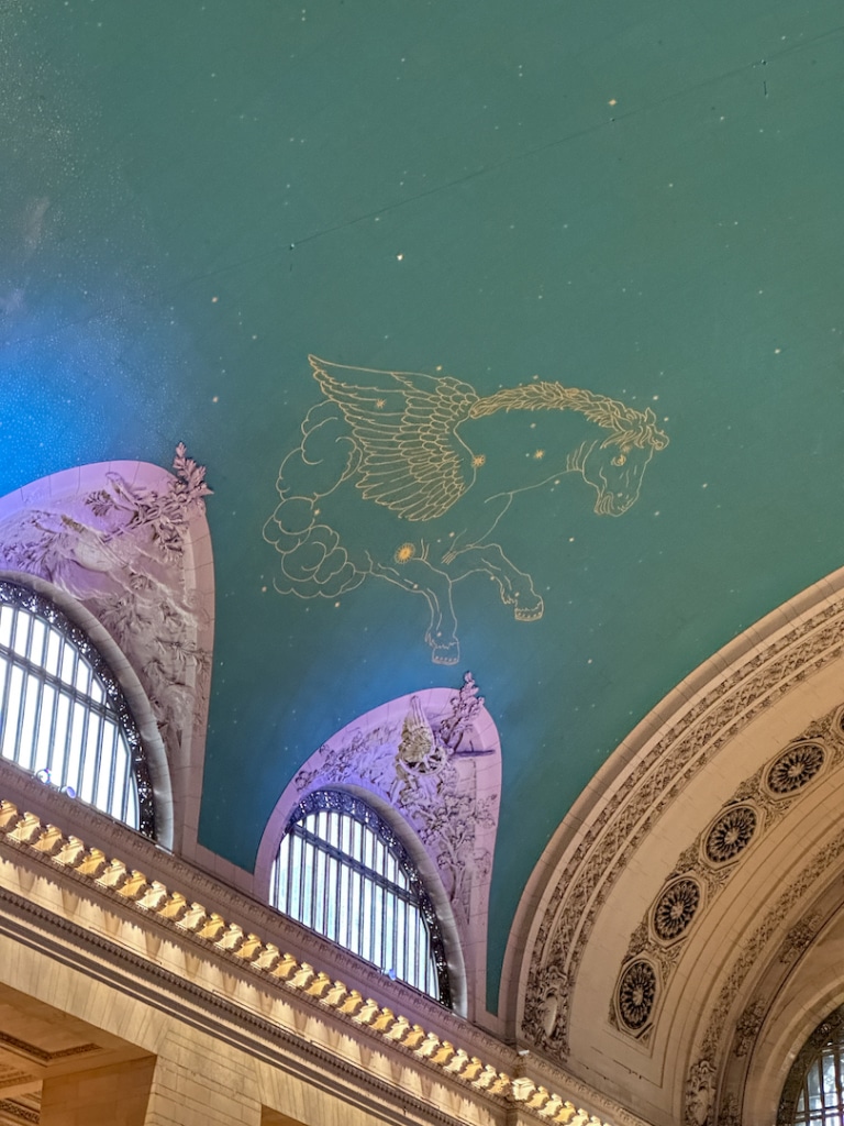 Constellations sur le plafond de Grand Central Terminal