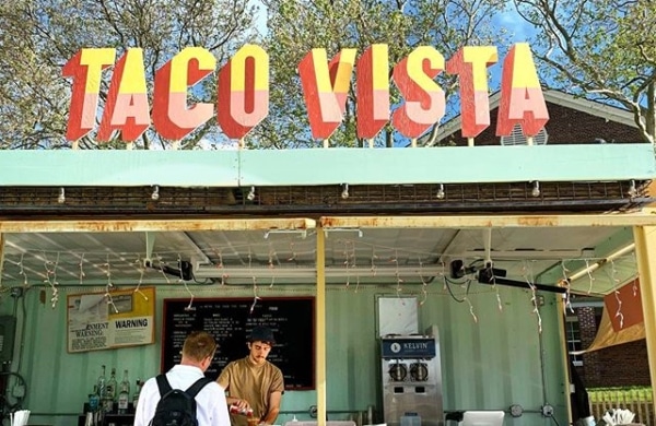 Stand Taco Vista à Governors Island