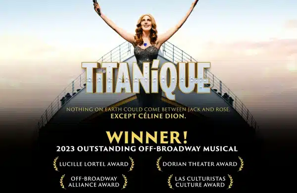 Affiche de la comédie Off-Broadway Titanique à New York