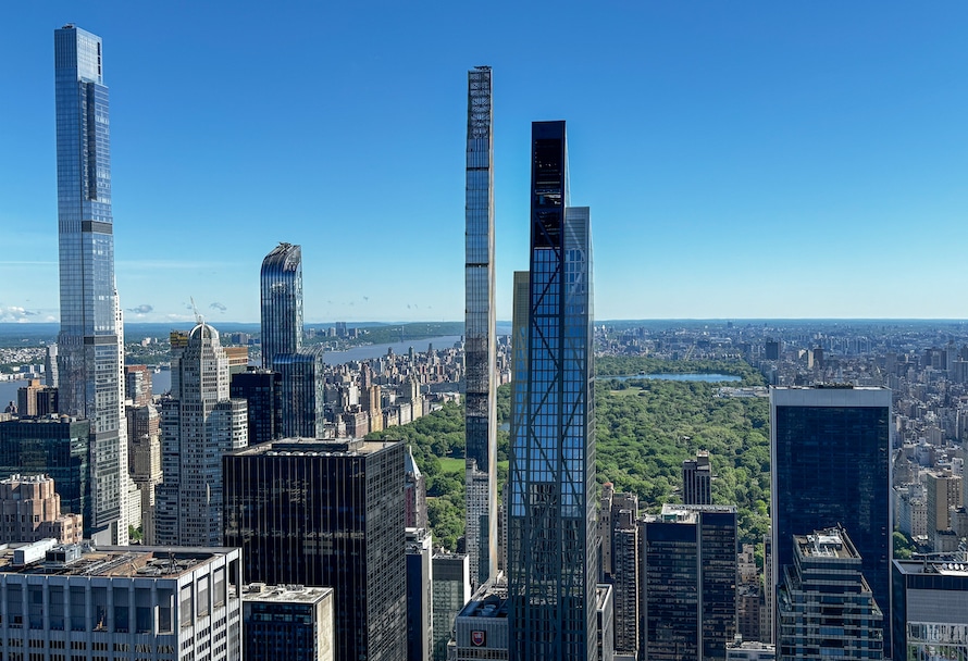 Vue de Central Park depuis le Top of the Rock