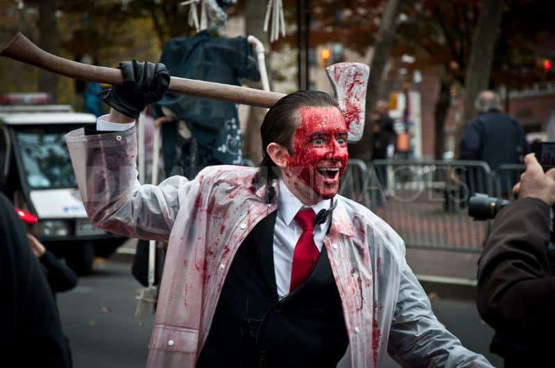 costume fête d'Halloween lors défilé annuel à Greenwich Village