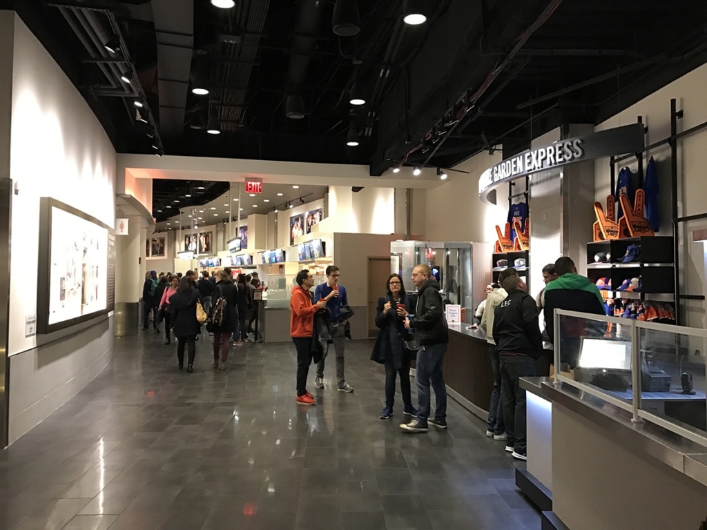 Boutiques fans New York Knicks au Madison Square Garden