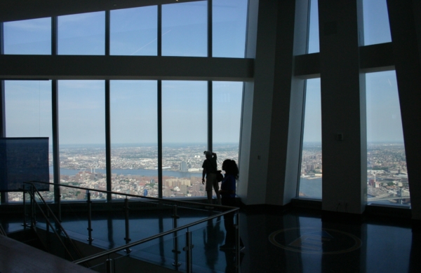 Vue à l'intérieur du One World Observatory