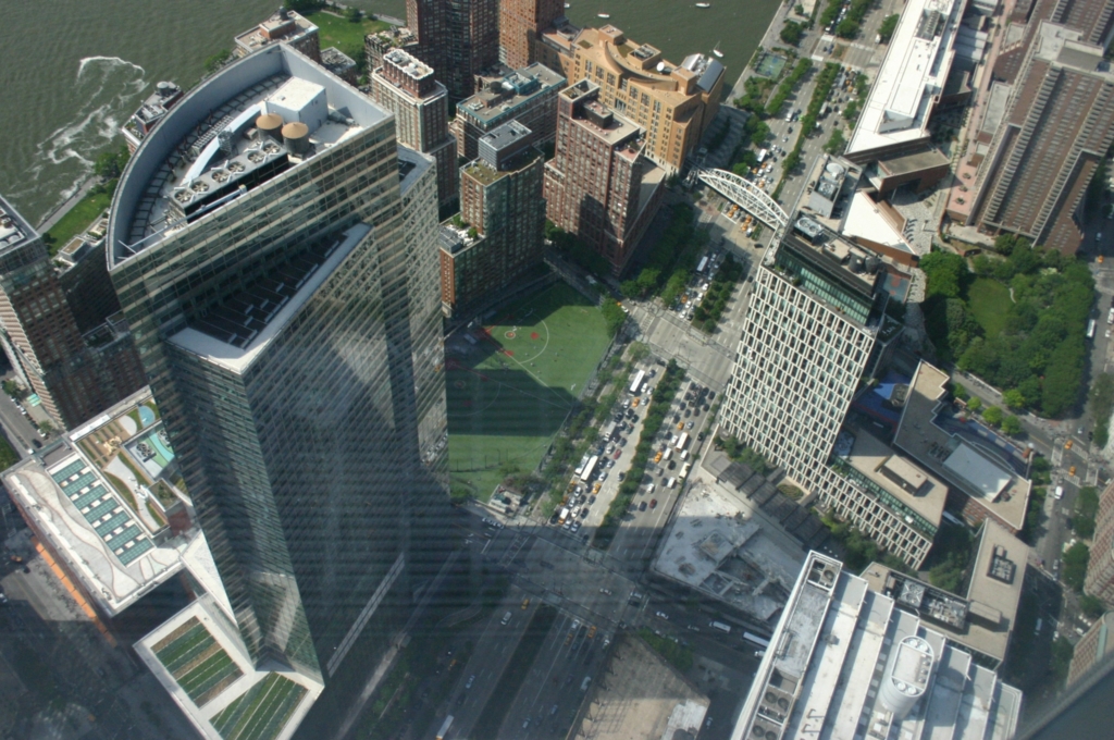 Vue sur Manhattan depuis l'observatoire One World Observatory