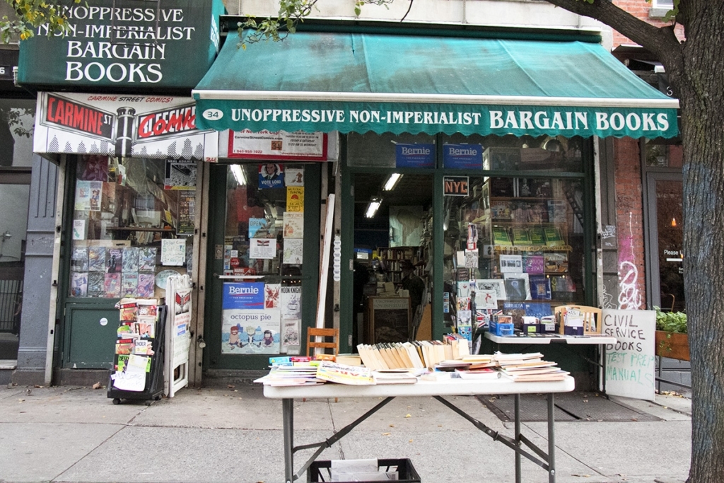 Librairie indépendante dans le Greenwich Village à New York