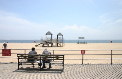 Promenade aménagée de Coney Island à New York