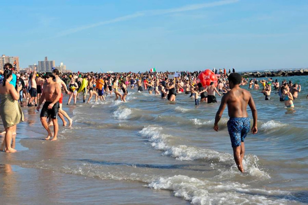 Polar Bear Plunge à Coney island