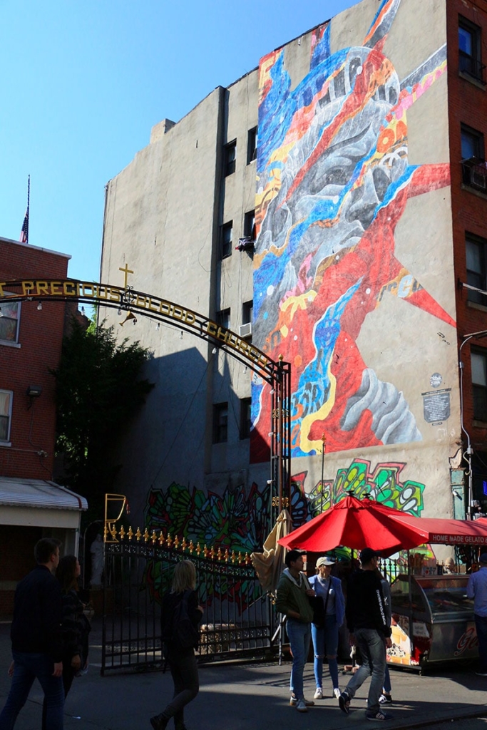 Street Art dans la quartier italien de New York