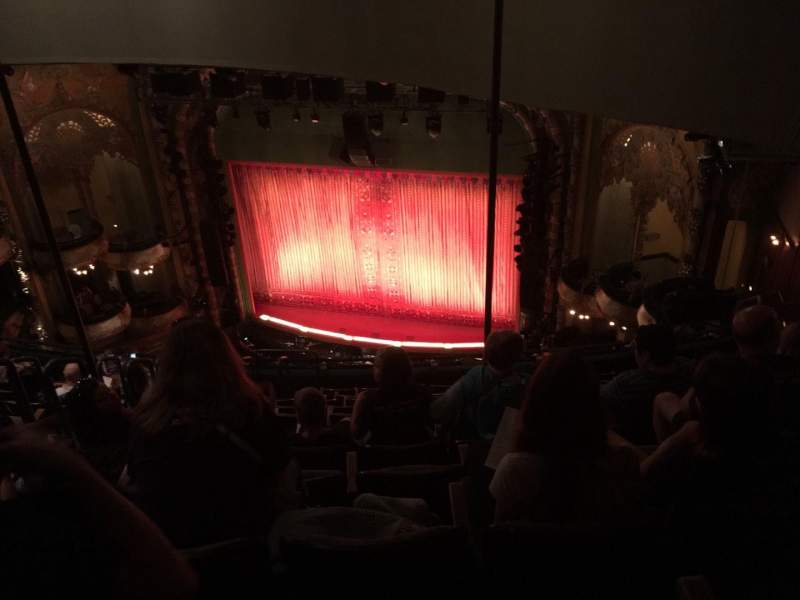 Vue depuis le balcon au New Amsterdam Theatre New York