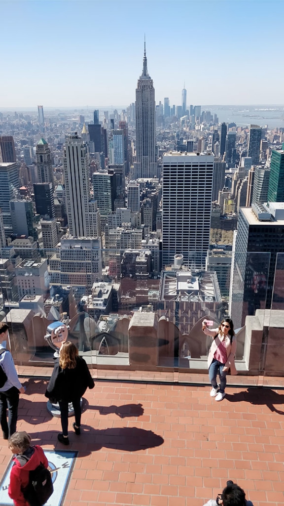 Terrasse Top of the Rock