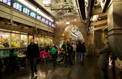 Intérieur du Chelsea Market à New York