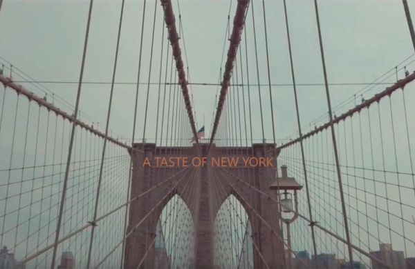 Vidéo A Taste of New York