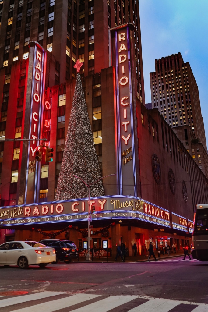 Sapin de Noël à Radio City New York