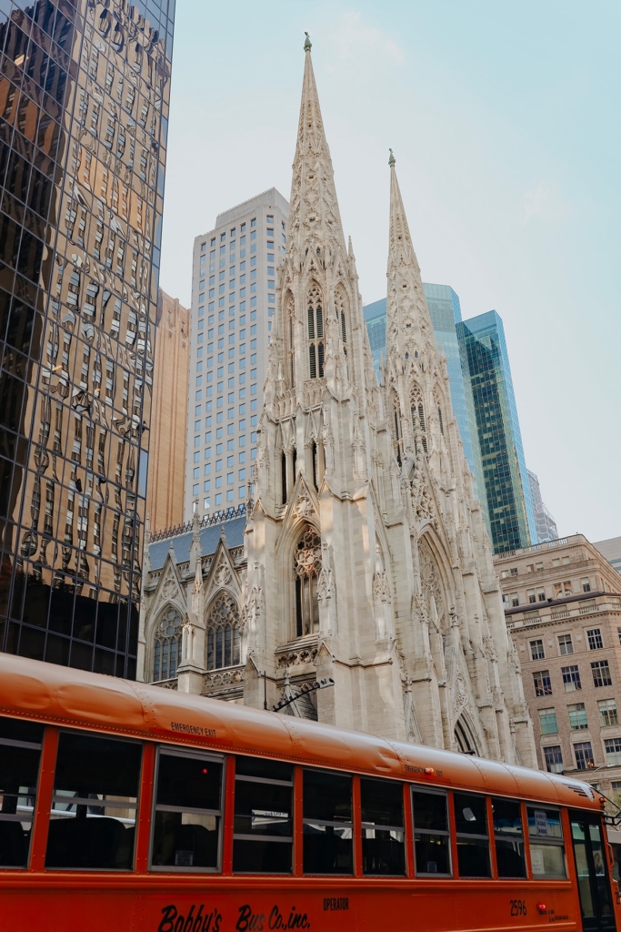 Cathédrale Saint Patrick, sur la 5e avenue de New York