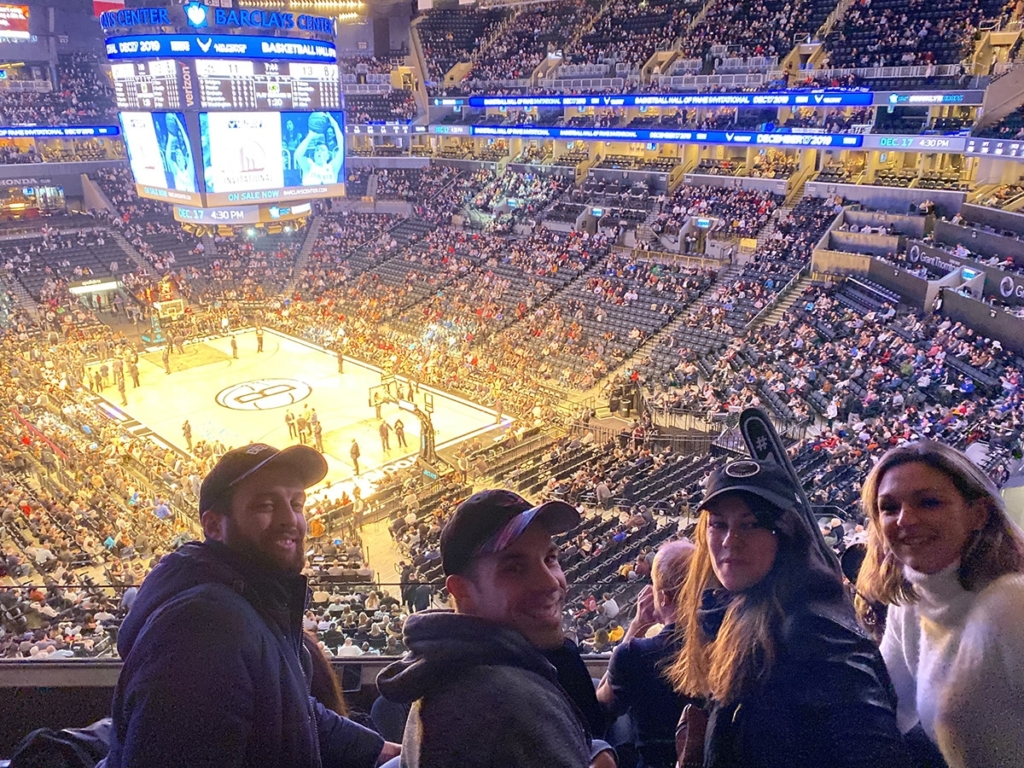 Match NBA des Brooklyn Nets au Barclays Center entre amis