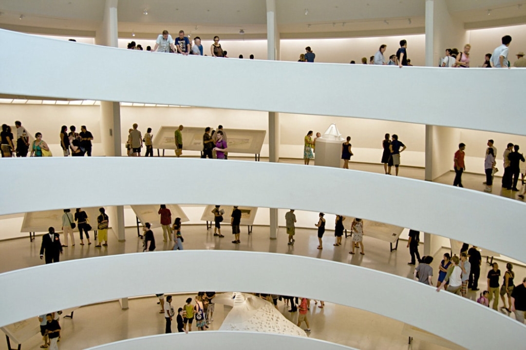 Intérieur du Musée Guggenheim à New York