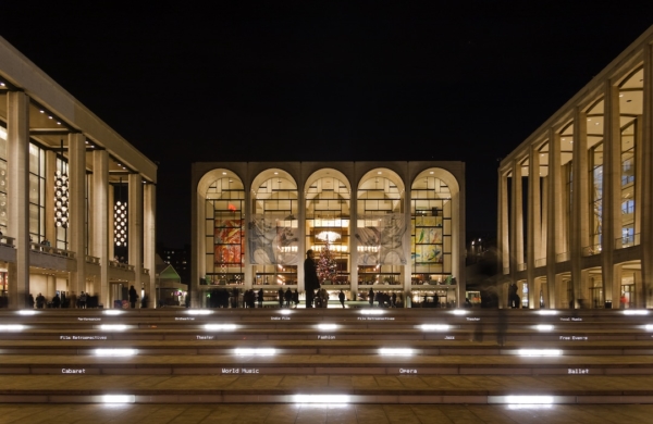 Lincoln Center à New York de nuit