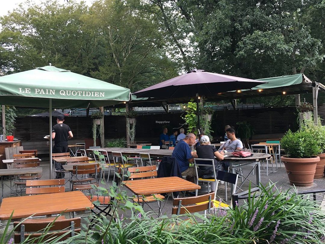 Terrasse de Le Pain Quotidien à Central Park