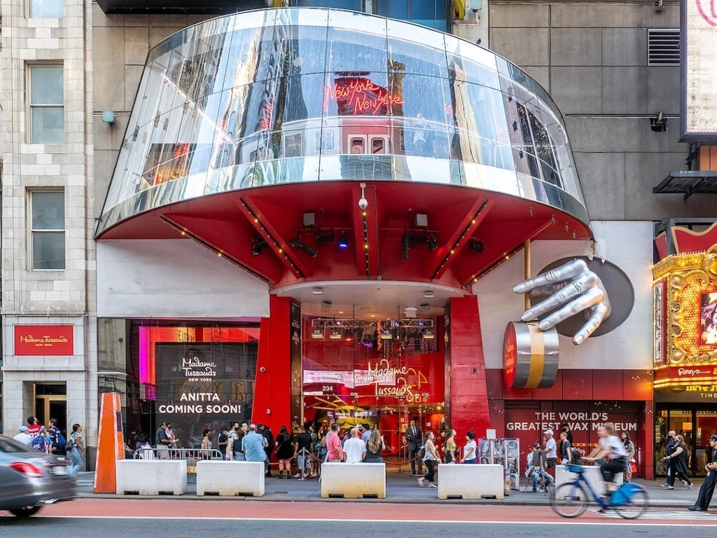 Extérieur du musée Madame Tussauds à New York