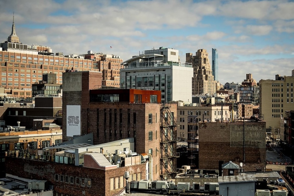 Vue depuis le rooftop du Whitney Museum à New York