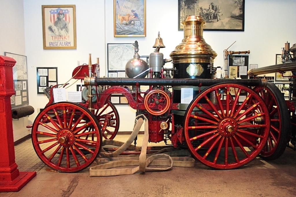 Ancien camion de pompiers au NYC Fire Museum