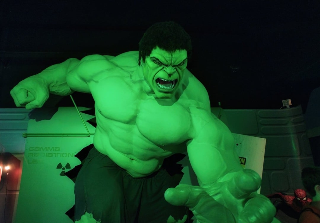 Statue de Hulk à Madame Tussauds à New York