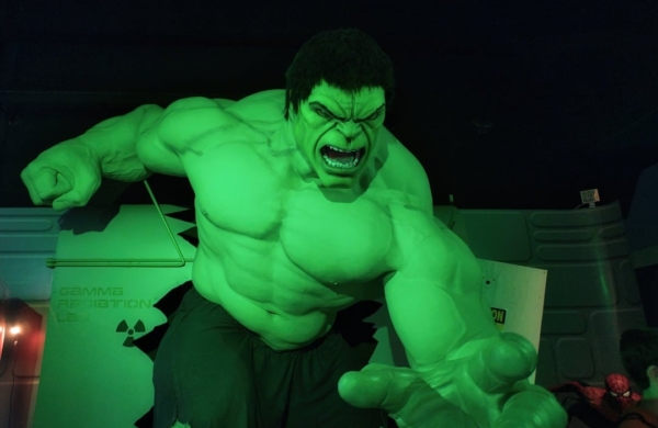 Statue de Hulk à Madame Tussauds à New York