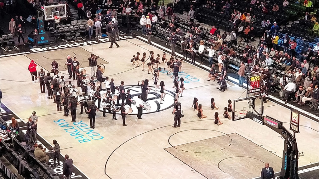 Pompom girls au Barclays Center, Brooklyn Nets