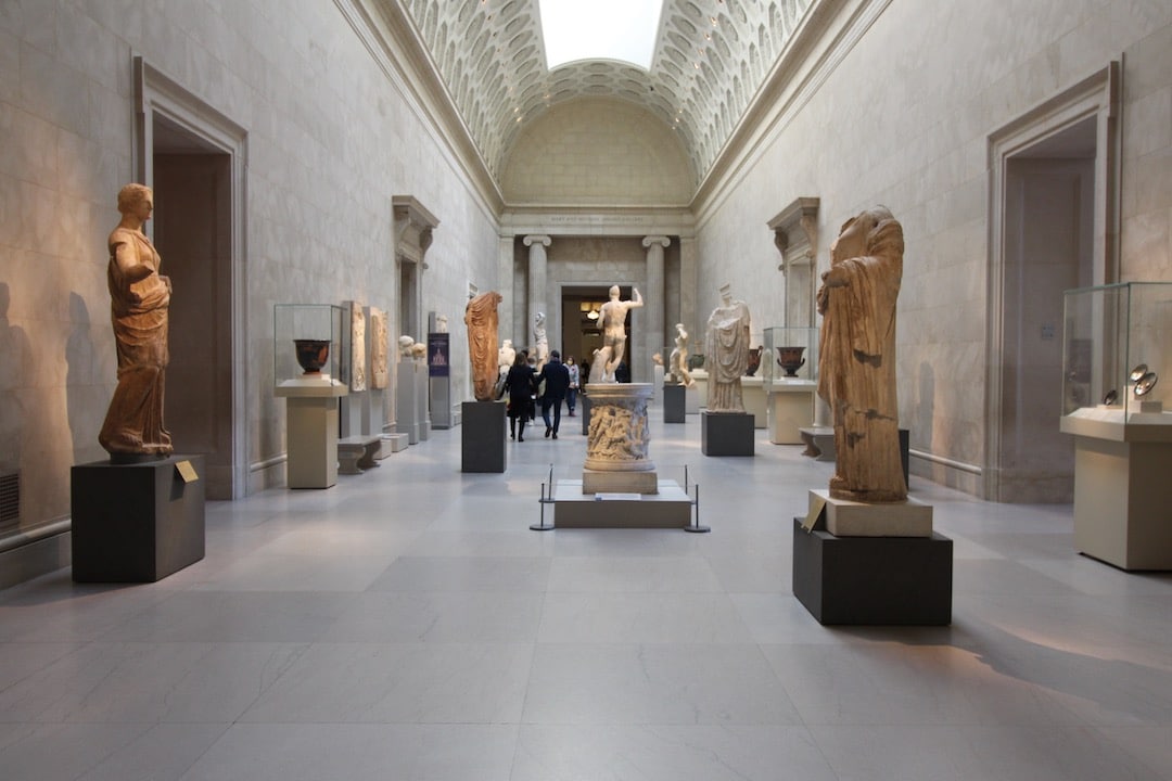 Greek and Roman statues and sculptures at the MET in New York