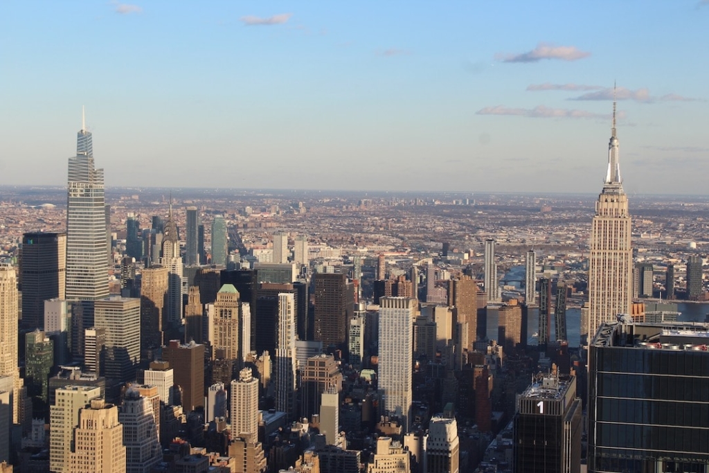 Vue du Midtown depuis Edge à New York