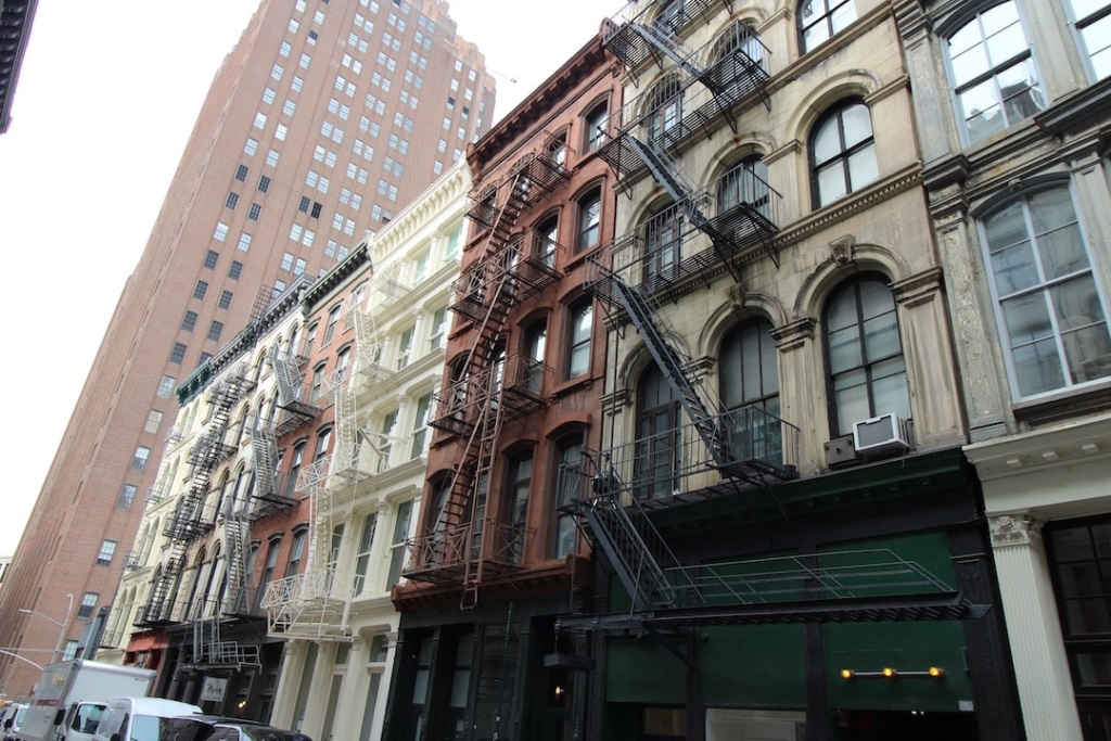 Buildings dans le quartier de Soho à New York