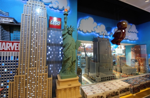 Skyline de Manhattan en LEGO à New York