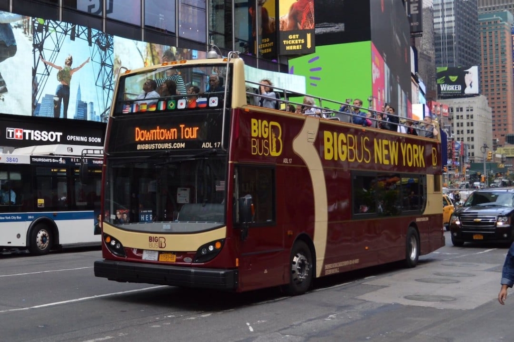 Bus touristique Big Bus à New York