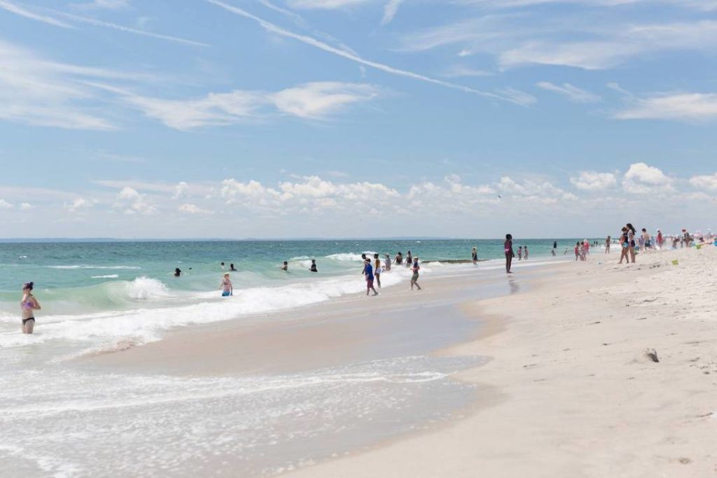 Plage de Rockaway à New York